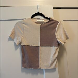 American Threads Short Sleeve Top